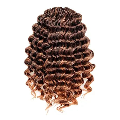 Clearance | Toyotress® Deep Wave Crochet Hair Pre-Looped Wavy Curly Crochet Synthetic Hair Extensions Toyotress